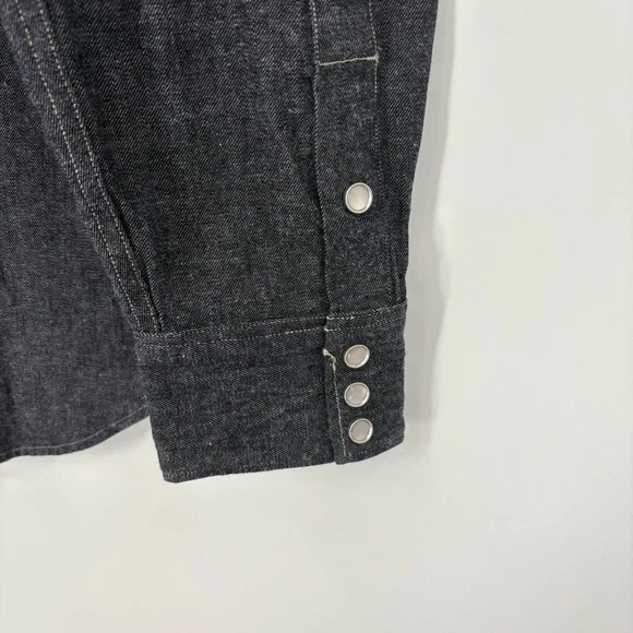 RRL By Ralph Lauren Slim Fit Denim Western Shirt Rinse Medium
